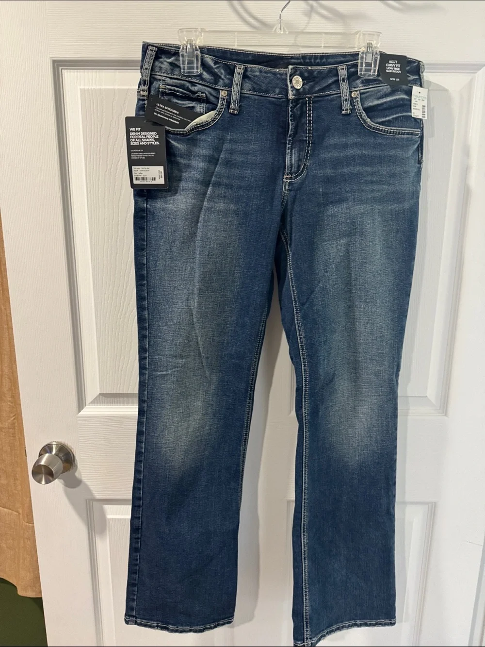 Silver Jeans Women's Dark Blue Boot Cut Jeans